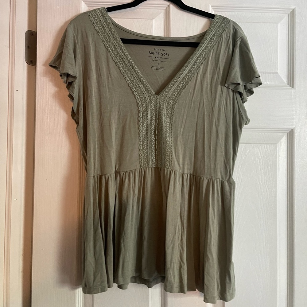 Super Soft Peplum Top